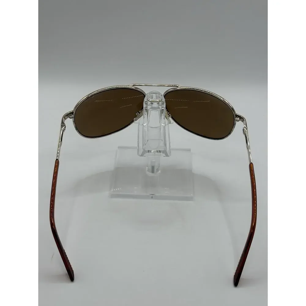 Suncloud by Polaroid Aviator Polarized Sunglasses Brown Lens Metal Unisex